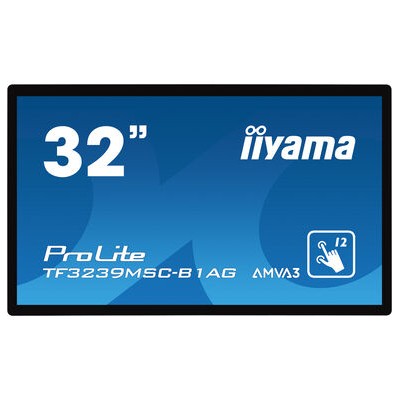 iiyama ProLite TF3239MSC-B1AG pantalla para PC 80 cm (31.5") 1920 x 1080 Pixeles Full HD LED Pantalla táctil Multi-usuario N