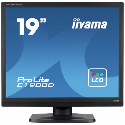 iiyama ProLite E1980D-B1 LED display 48,3 cm (19") 1280 x 1024 Pixeles XGA Negro