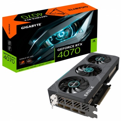 GV-N4070EAGLE OC-12GD tarjeta gráfica NVIDIA GeForce RTX 4070 12 GB GDDR6X