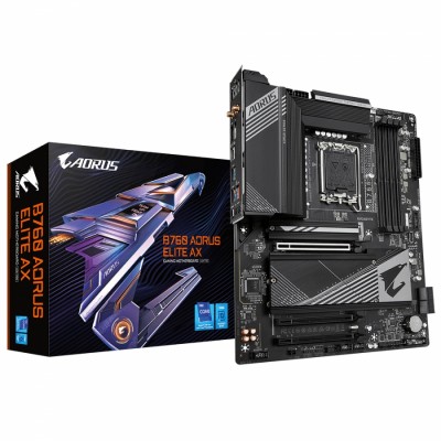 Gigabyte B760 AORUS ELITE AX (rev. 1.0) Intel B760 LGA 1700 micro ATX