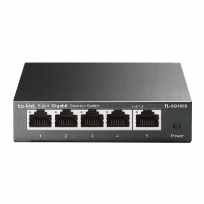 TP-Link TL-SG105S switch No administrado Gigabit Ethernet (10/100/1000) Negro