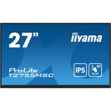 Monitor iiyama ProLite T2755MSC-B1 para PC 68,6 cm (27") 1920 x 1080 Pixeles Full HD LED táctil