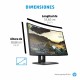 Monitor HP X24c Curved Gaming | 23.6" FHD