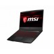 MSI Gaming GF65 9SEXR-236XES Thin Negro Portátil 39,6 cm (15.6") 1920 x 1080 Pixeles 9na generación de procesadores Intel®